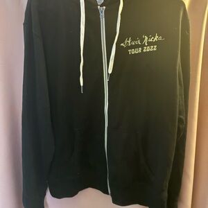 Women's Black Zip-Up Hoodie